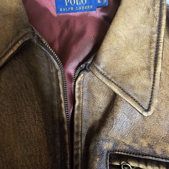 Ralph Lauren Premium Leather Jacket - Picture 3 of 6